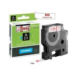 Ruban dymo d1 (45015) 12mm x 7m rouge sur blanc pour labelmanager . . .
