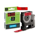 Ruban dymo d1 (45017) 12mm x 7m noir sur rouge pour labelmanager . . .