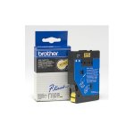 Ruban thermique en cassette 12mm brother tc - 601 noir sur jaune