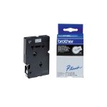 Ruban thermique en cassette 9mm brother tc - 291 noir sur blanc