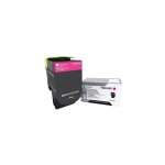 Toner magenta, rendement lev, lexmark pour imprimante cs417dn / multifonction cx417dn