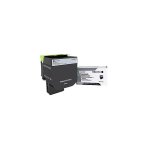 Toner noir, rendement lev, lexmark pour imprimante cs417dn / multifonction cx417dn