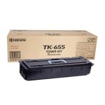 Toner noir kyocera mita pour copieur km - 6030 / km - 8030 (tk - 655) (1t02fb0eu0)