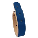 2 lanires cuir sac cabas + vis chicago 50cm marine - miyako - mondial tissus