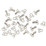 Agrafes nickel�es n� 2 - mt - mondial tissus