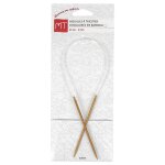 Aiguilles circulaire 3 bambou 40 cm - mondial tissus