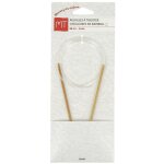 Aiguilles circulaires 3 bambou 80 cm - mondial tissus