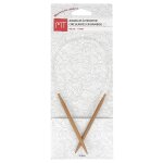 Aiguilles circulaire n 5 bambou 40 cm - mt - mondial tissus
