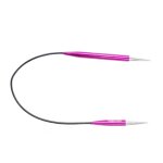Aiguille circulaire tricot zing cble 25cm 4mm - knit pro - mondial tissus