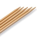 Aiguilles doubles pointes bambou 20 cm x 4, 50 mm - prym - mondial tissus