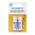 Aiguilles machine schmetz universelles double broderie 2, 0 / 75 - 130 / 705 h - e zwi ne 2, 0 - schmetz ...