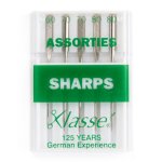 Aiguilles pour machine sharps assorties - mondial tissus