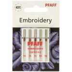 Aiguilles pfaff broderie 75 et 90 - pfaff - mondial tissus