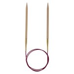Aiguille � tricoter circulaire fixe basix en bouleau 60 cm x 5 mm - knit pro - knit pro - mondial tissus ...