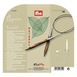 Aiguille � tricoter circulaire, natural - prym - mondial tissus