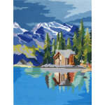 Alpes canevas 40x50cm - dmc - mondial tissus