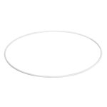 Armature abat - jour cercle diamtre 30 cm blanc - mondial tissus