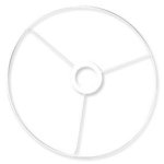Armature abat - jour cercle avec croix diamtre 20 cm - mondial tissus
