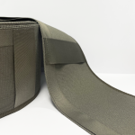 Bande � passants cousus gris clair pour rideau 100 mm - mondial tissus