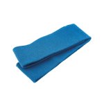Bas de blouson bord - c�te uni bleu petrole - mt - mondial tissus