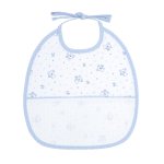 Bavoir 6 mois motif koala bleu  broder - dmc - mondial tissus