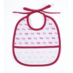 Bavoir  broder lphant rose 3 mois - dmc - mondial tissus