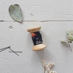 Biais viscose palmetto night - atelier brunette - atelier brunette - mondial tissus