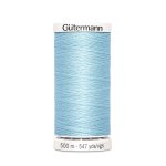 Bobine de fil pour tout coudre gtermann - bleu clair - col 195 - gtermann - mondial tissus