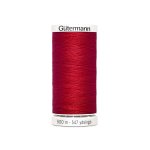 Bobine de fil pour tout coudre gtermann - rouge vermillon - col 156 - gtermann - mondial tissus