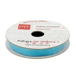 Bobine ruban organza bleu ciel 6 mm - mt - mondial tissus