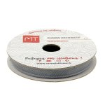 Bobine ruban organza gris 6 mm - mt - mondial tissus