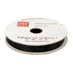 Bobine ruban organza noir 6 mm - mt - mondial tissus