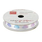 Bobine ruban satin coquillages 6 m x 6mm - mt - mondial tissus