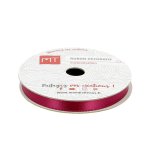 Bobine satin lie de vin 6m x 6mm - mt - mondial tissus