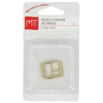 Boucle de ceinture rectangle 15mm dor�e - mt - mondial tissus