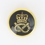 Boutons blazer mtal  pied noir - lot de 4 - mondial tissus