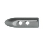 Bouton buchette gris 15mm - mondial tissus