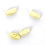 Boutons buchettes plastiques crme 20 mm - mt - mondial tissus