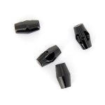 Boutons buchettes plastiques noir 18 mm - mt - mondial tissus