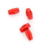 Boutons buchettes plastiques rouge 20 mm - mt - mondial tissus
