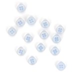 Boutons de chemise bleu clair 9 mm - mt - mondial tissus