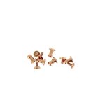 Boutons de col  vis coloris chicago bronze - mt - mondial tissus