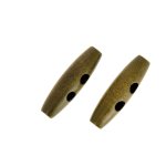Boutons duffle - coat marron fonc 40mm - mt - mondial tissus