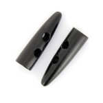 Boutons duffle - coat noir 50mm - mt - mondial tissus