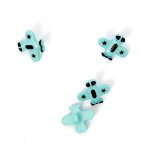 Boutons forme avion bleu 18mm mt - mt - mondial tissus