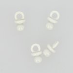 Boutons forme t�tine blanc 21mm - mt - mondial tissus