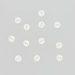 Boutons mini blanc 6 mm - mt - mondial tissus