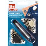 Boutons pression sans couture yacht & caravan � visser - prym - mondial tissus