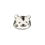 Bouton tte tigrou blanc 19mm - mondial tissus