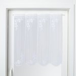 Brise bise etamine fleur blanc 030 - mondial tissus